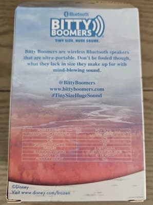 NEW Disney Frozen II Anna Bitty Boomers Wireless Mini Bluetooth Speaker NIB - Thumbnail 3