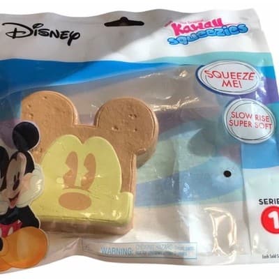 Disney The Original Kawaii Squeezies Series 1 Mickey Mouse Toast Squishy - Thumbnail 6