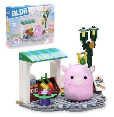 BLDR Squishmallows Squishbrik Patty's Farmers Market Patty Cow Building Set NIB