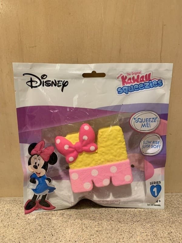 Disney The Original Kawaii Squeezies Series 1 Minnie Mouse Letter M Squishy