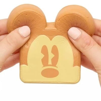 Disney The Original Kawaii Squeezies Series 1 Mickey Mouse Toast Squishy - Thumbnail 3