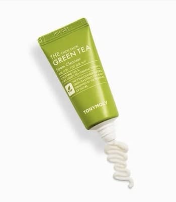 🍵 TONYMOLY Chok Chok Green Tea Foam Cleanser – 20 ml Travel | NEW | Authentic - Thumbnail 2