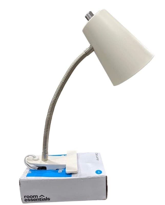 Room Essentials LED Clip Lamp White - Thumbnail 2