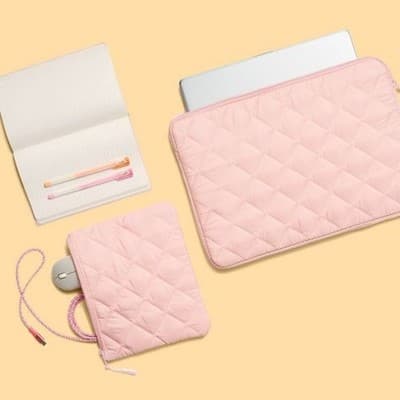 Laptop Case and Small Pouch Pink - up&up™ : , - Thumbnail 2