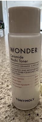 TONY MOLY Wonder Ceramide Mochi Toner 1.69oz/50mL TRAVEL SZ NEW