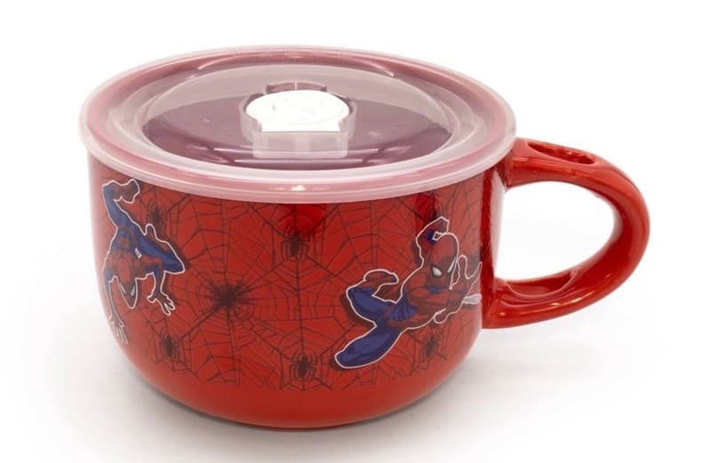 Marvel Spider-Man Soup Mug Bundle with Spoon and Coaster - Thumbnail 3