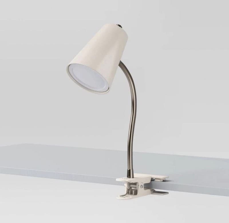 Room Essentials LED Clip Lamp White