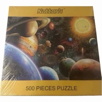 Nattork Planets in Space 500-Piece Jigsaw Puzzle