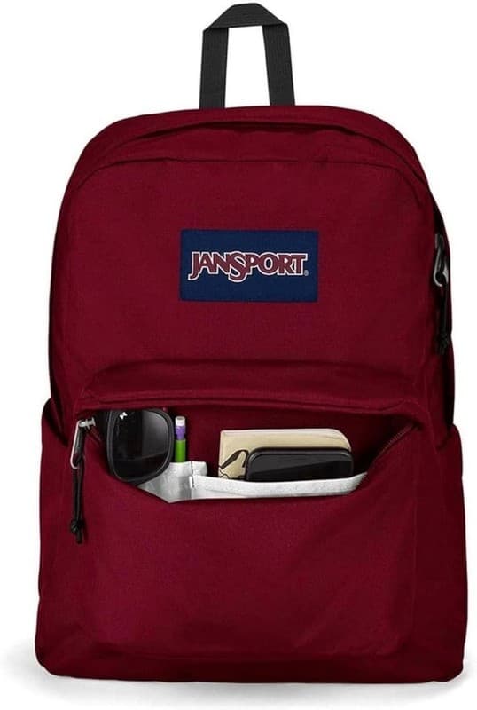 JanSport SuperBreak Plus Backpack in Russet Red - Thumbnail 5