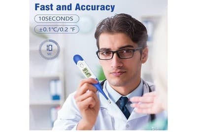 Thermometer for Adults with 10 Seconds Fast Reading, Digital Oral Thermometer - Thumbnail 3