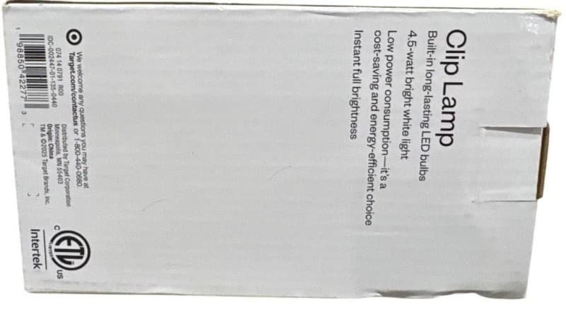 Room Essentials LED Clip Lamp White - Thumbnail 5