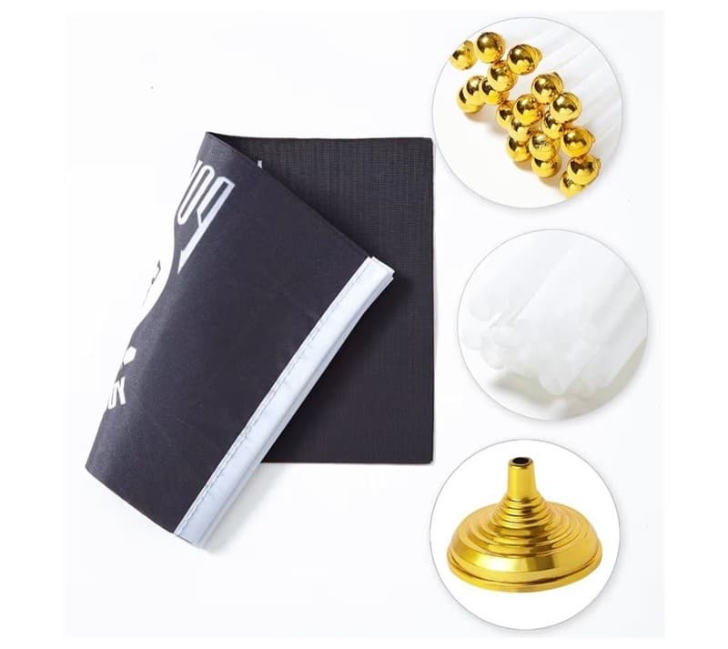 WXTWK 10 Pack POW MIA Desktop Table Flags with Golden Bases, 5.5 x 8.2 Inch Mini - Thumbnail 4