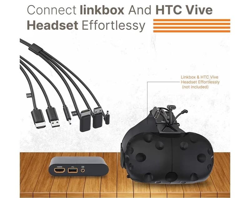 Skywin HTC Vive 3 in 1 Cable Compatible HTC Vive Cable Replacement Cable for HTC - Thumbnail 3