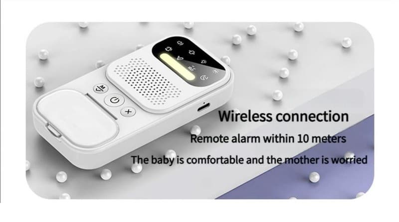 Wireless Bedwetting Alarm for Kids with UV Disinfection, White Noise, and Night - Thumbnail 7