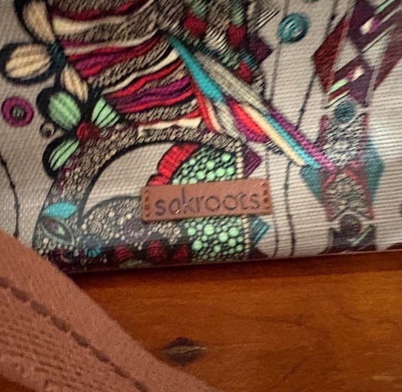 Sakroots Flat Crossbody Messenger Bag Spirit Desert Owl Motif - Thumbnail 6
