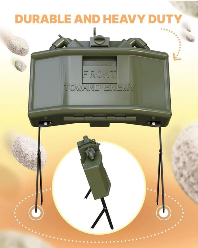 Skywin M18A1 Toy Claymore Mine Trap with Remote Control and Trip Wire for Nerf a - Thumbnail 6