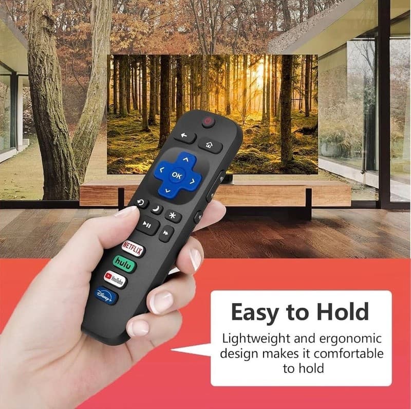 Universal Infrared Replacement Remote Control for Roku TV - Thumbnail 5