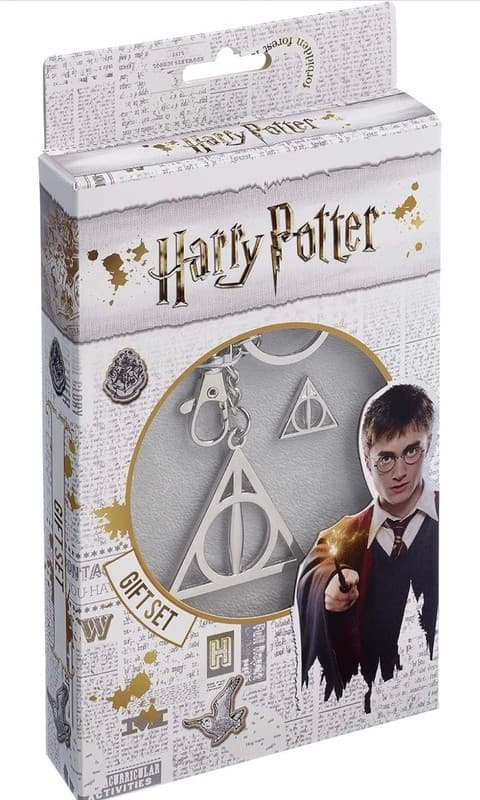 Harry Potter Deathly Hallows Keychain and Pin Gift Set - Thumbnail 3