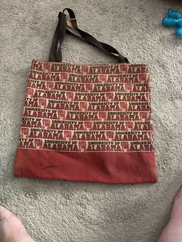 University of Alabama Crimson Tide Woven Tapestry Tote Bag - Thumbnail 6