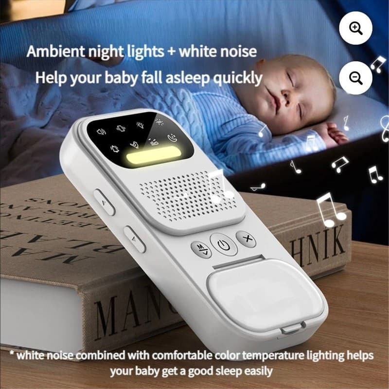 Wireless Bedwetting Alarm for Kids with UV Disinfection, White Noise, and Night - Thumbnail 5