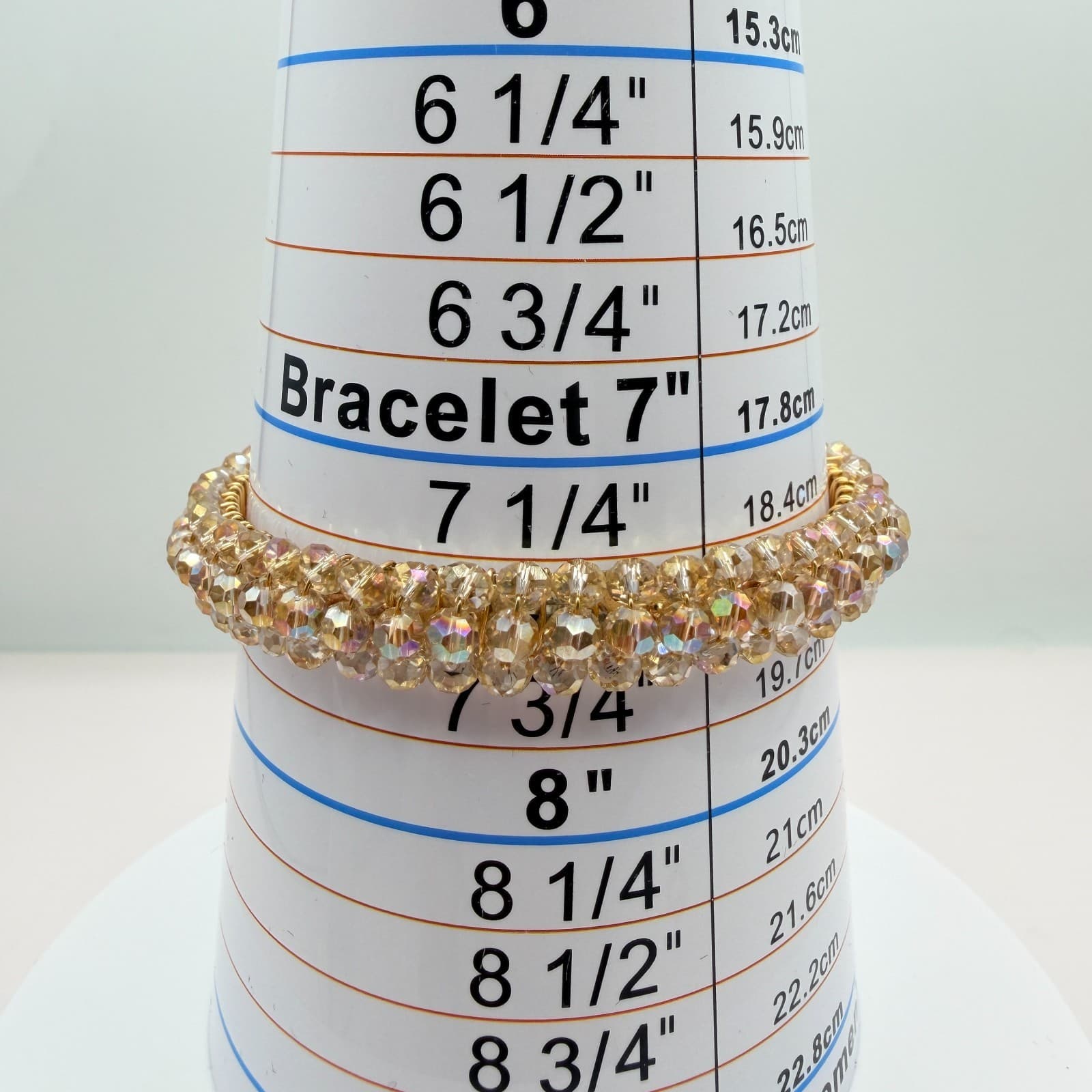 Vintage Gold Tone Beaded Jewelry Set Wire Wrapped Bangle Hoop Earrings Y2K Boho - Thumbnail 14