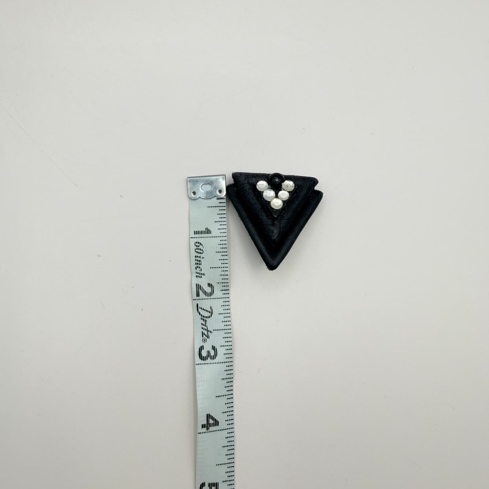 Vintage Black Clip On Earrings Geometric Triangle Square Statement Retro Y2K 90s - Thumbnail 10