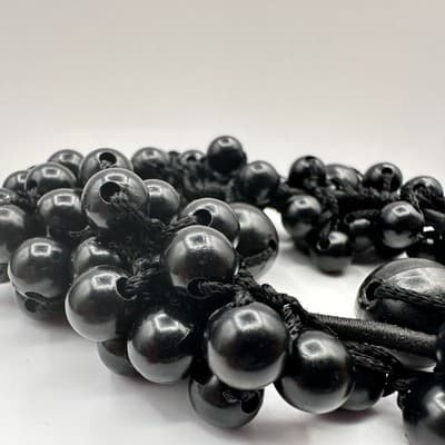 Vintage 90s Faux Pearl Cluster Stretch Bracelet Set Boho Women Jewelry Set Y2K - Thumbnail 11