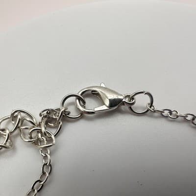 Vintage 90s Infinity Symbol Charm Bracelet Silver Tone Women's Jewelry Retro Y2K - Thumbnail 6