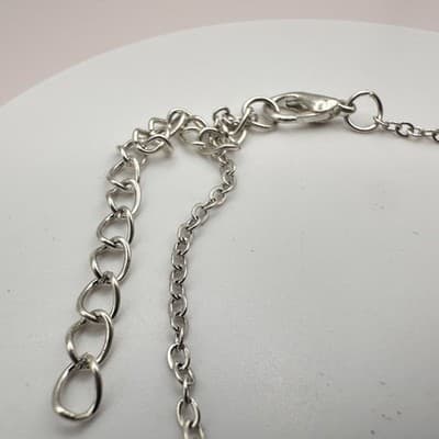 Vintage 90s Infinity Symbol Charm Bracelet Silver Tone Women's Jewelry Retro Y2K - Thumbnail 5
