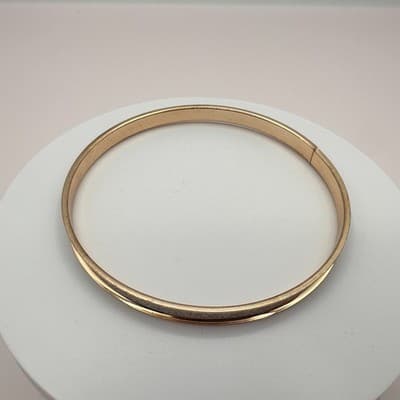 Vintage 90s Y2K Silver Glitter Gold Tone Bracelet Retro Women's Classic Jewelry - Thumbnail 5