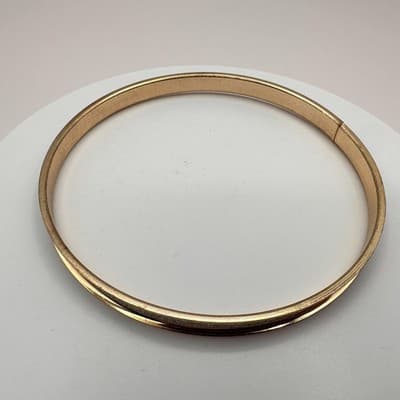 Vintage 90s Y2K Silver Glitter Gold Tone Bracelet Retro Women's Classic Jewelry - Thumbnail 6