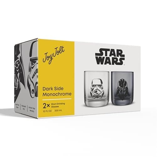 Star Wars Dark Side Monochrome Short Drinking Glasses  10-ounce  Set of 2 - Thumbnail 8