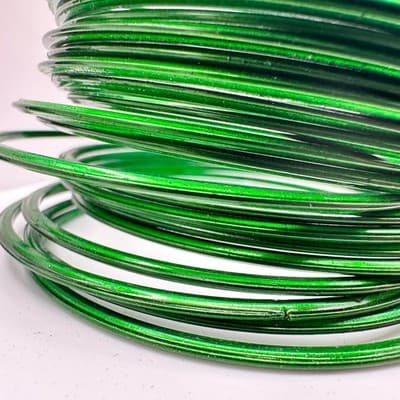 Vintage 90s Emerald Green Stackable Bangle Set Women's Classic Fashion Jewelry - Thumbnail 5