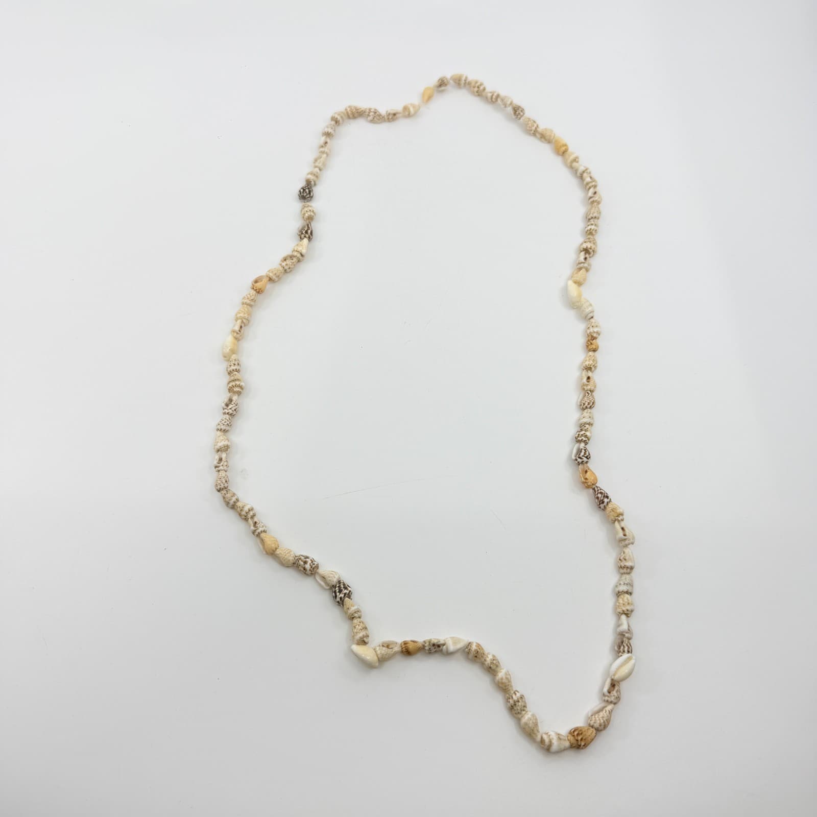 Natural Seashell Strand Necklace Beach Jewelry Cottagecore Layering Accessory - Thumbnail 11
