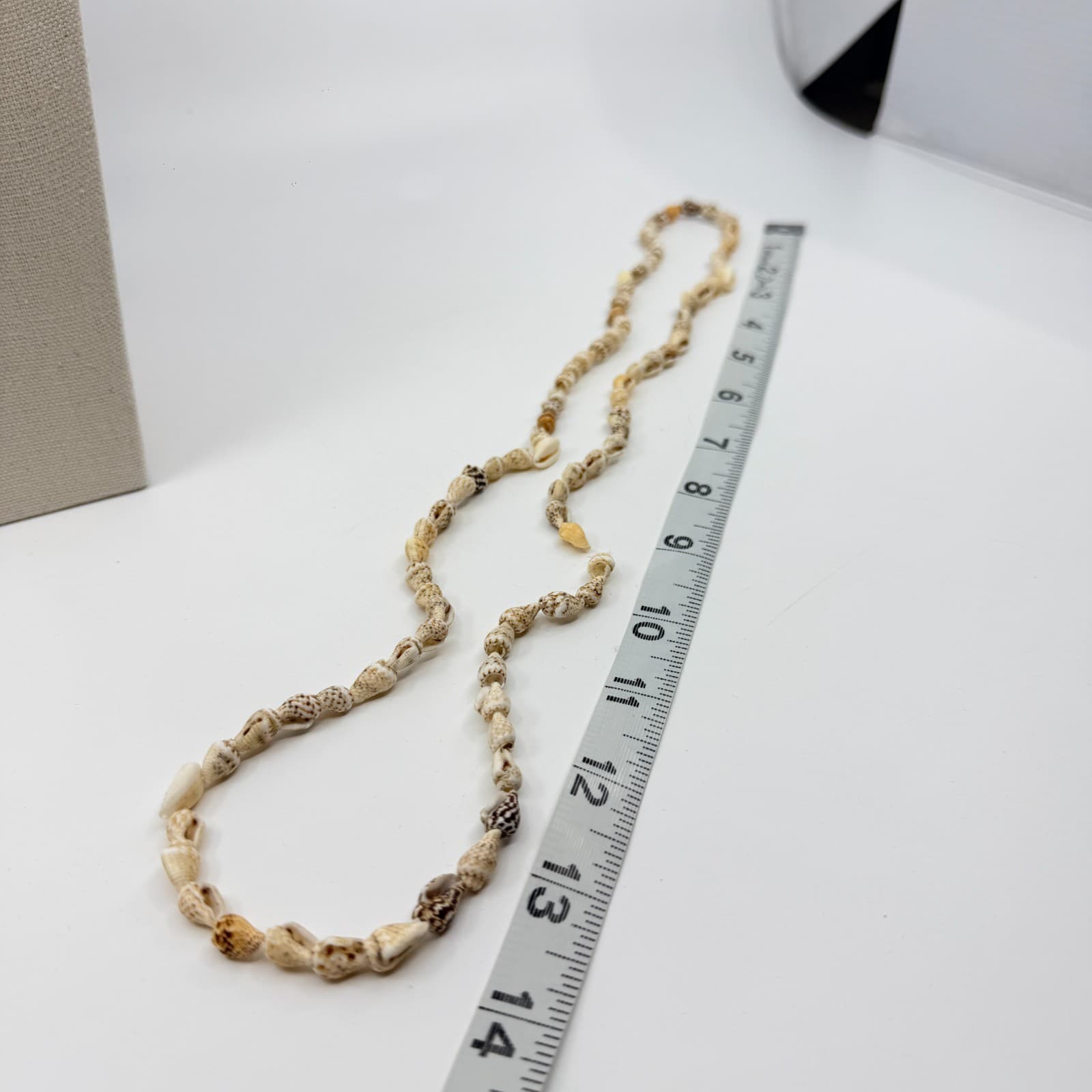 Natural Seashell Strand Necklace Beach Jewelry Cottagecore Layering Accessory - Thumbnail 12