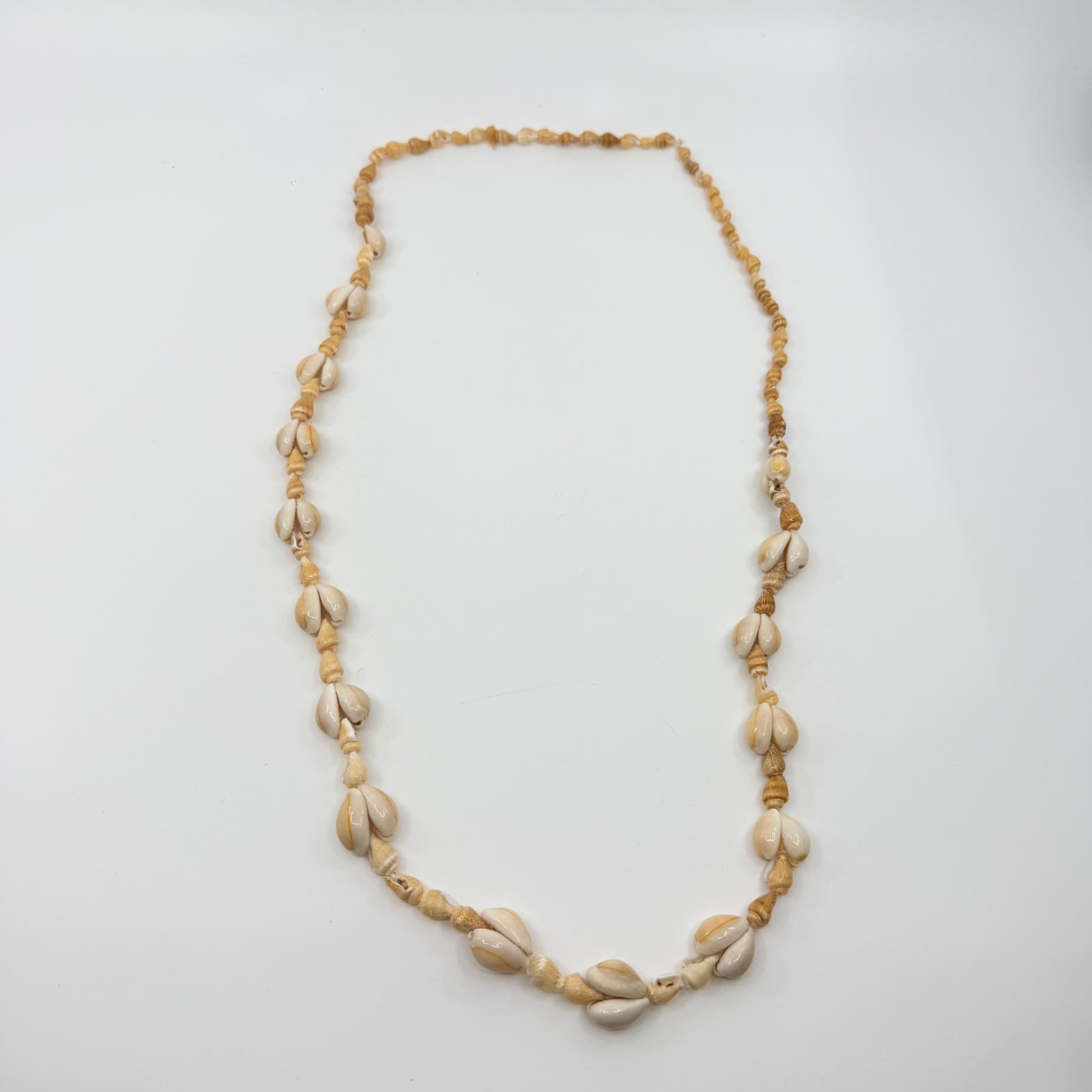 Natural Seashell Necklace Boho Festival Beach Jewelry Layering Statement Piece - Thumbnail 10