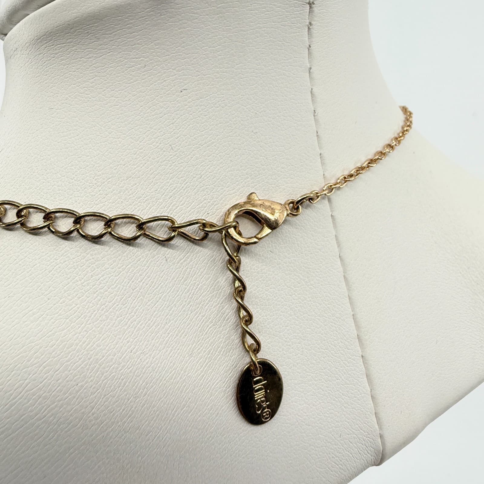 Claire's Gold Tone Heart Locket Necklace Unicorn Glitter Charm Whimsical Fun Y2K - Thumbnail 7