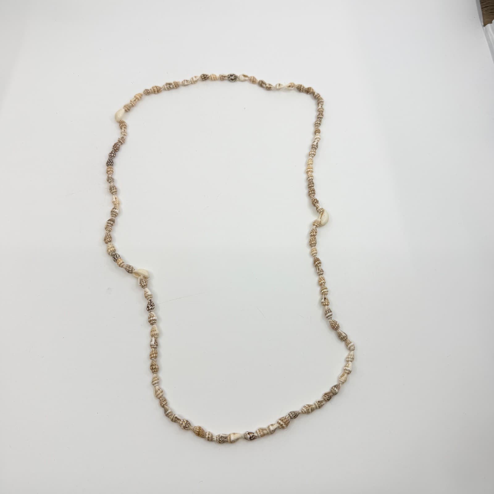 Natural Seashell Multi Strand Necklace Boho Beach Jewelry Gift Summer Accessory - Thumbnail 7