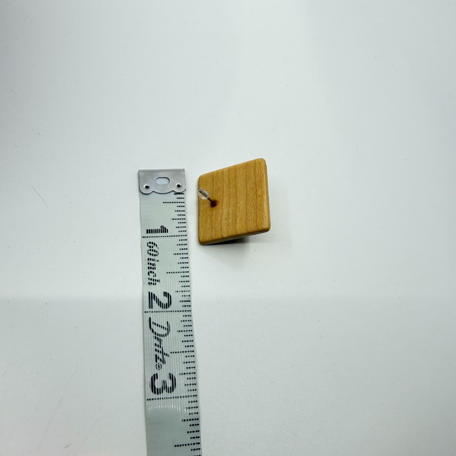 Natural Wood Pyramid Stud Earrings Geometric Minimalist Boho Statement Jewelry - Thumbnail 8