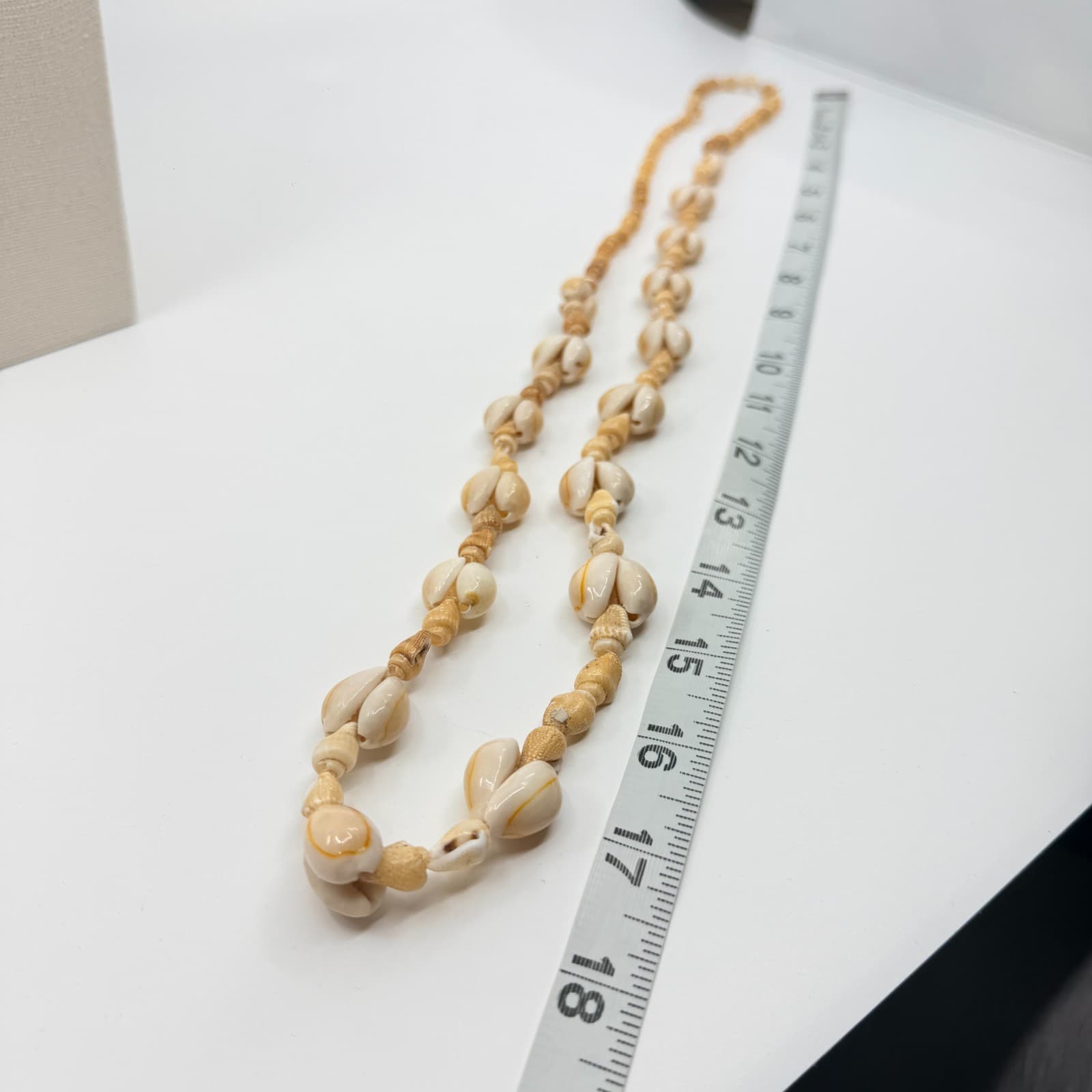 Natural Seashell Necklace Boho Festival Beach Jewelry Layering Statement Piece - Thumbnail 11