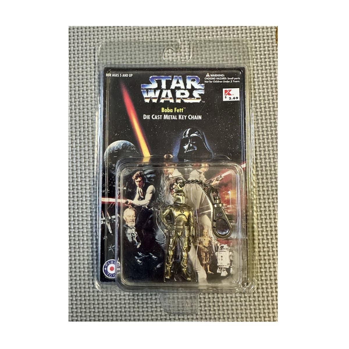 1 X Star Wars Boba Fett Die Cast Metal Key Chain - Thumbnail 2