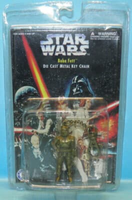 1 X Star Wars Boba Fett Die Cast Metal Key Chain - Thumbnail 4