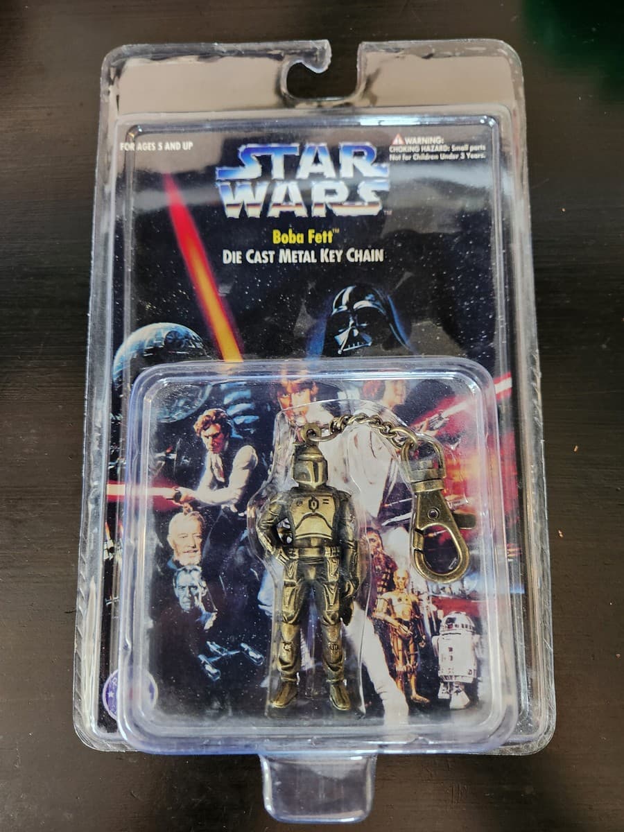 1 X Star Wars Boba Fett Die Cast Metal Key Chain - Thumbnail 6
