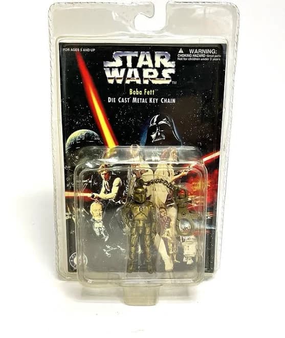1 X Star Wars Boba Fett Die Cast Metal Key Chain - Thumbnail 8