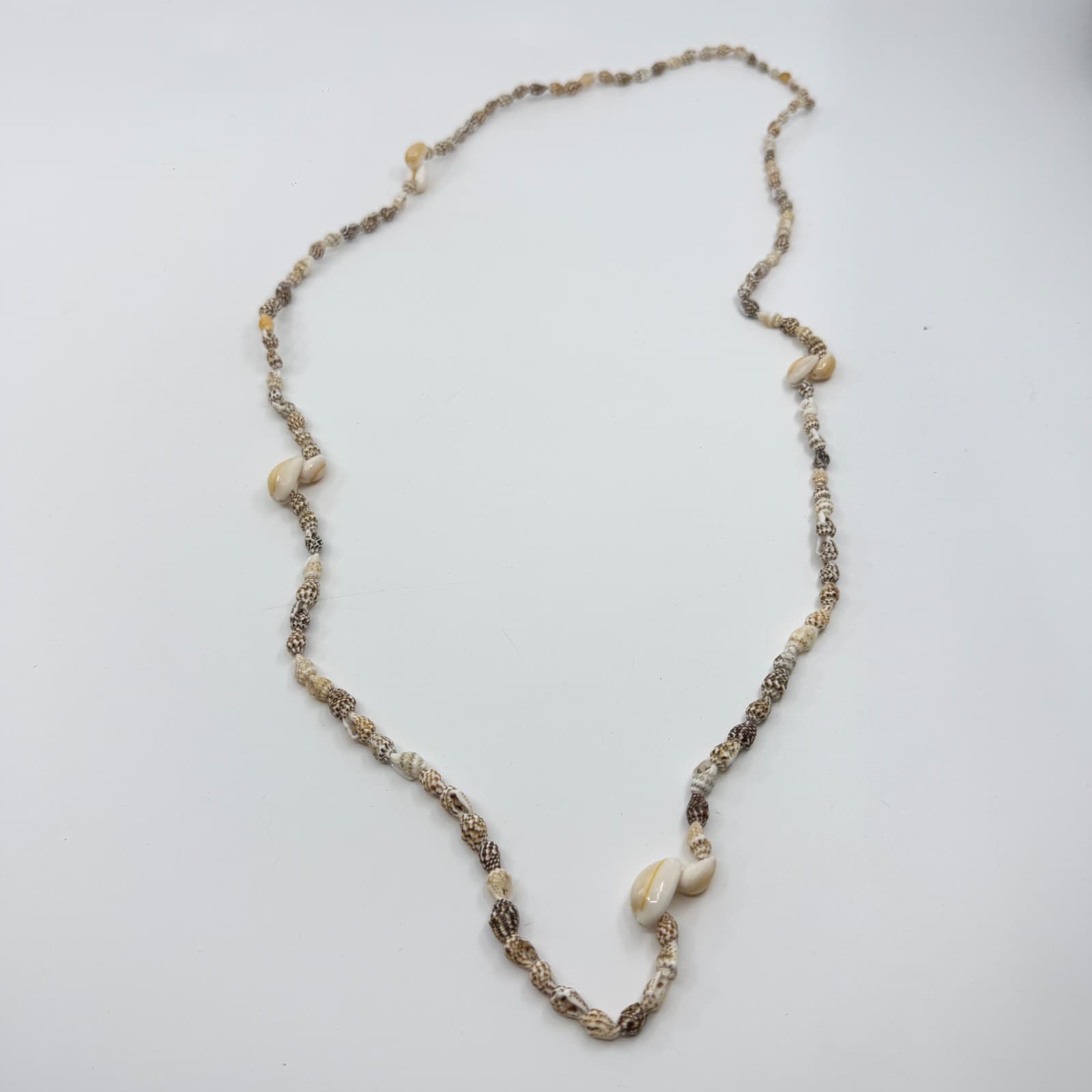 Multi-Strand Seashell Necklace Beach Boho Coastal Layering Summer Jewelry Gift - Thumbnail 7