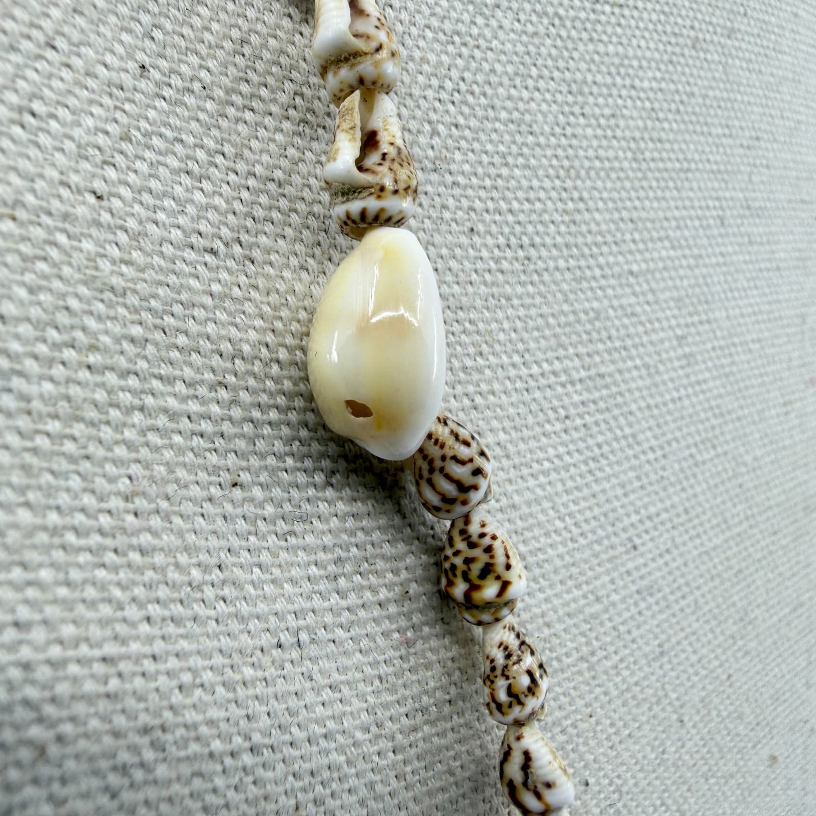 Boho Shell Necklace Long Layering Beach Jewelry Organic Coastal Minimalist Style - Thumbnail 4