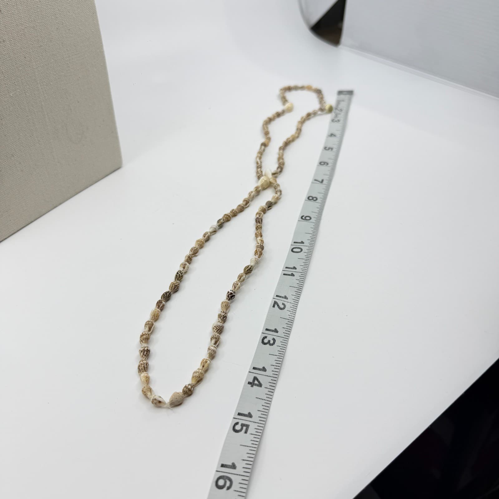 Boho Shell Necklace Long Layering Beach Jewelry Organic Coastal Minimalist Style - Thumbnail 9