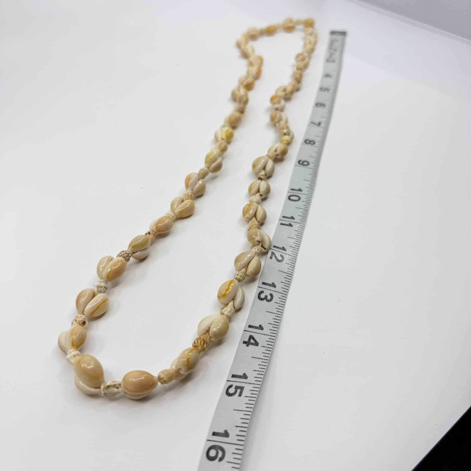 Natural Cowrie Shell Beaded Necklace Beach Boho Surf Aesthetic Statement Jewelry - Thumbnail 11