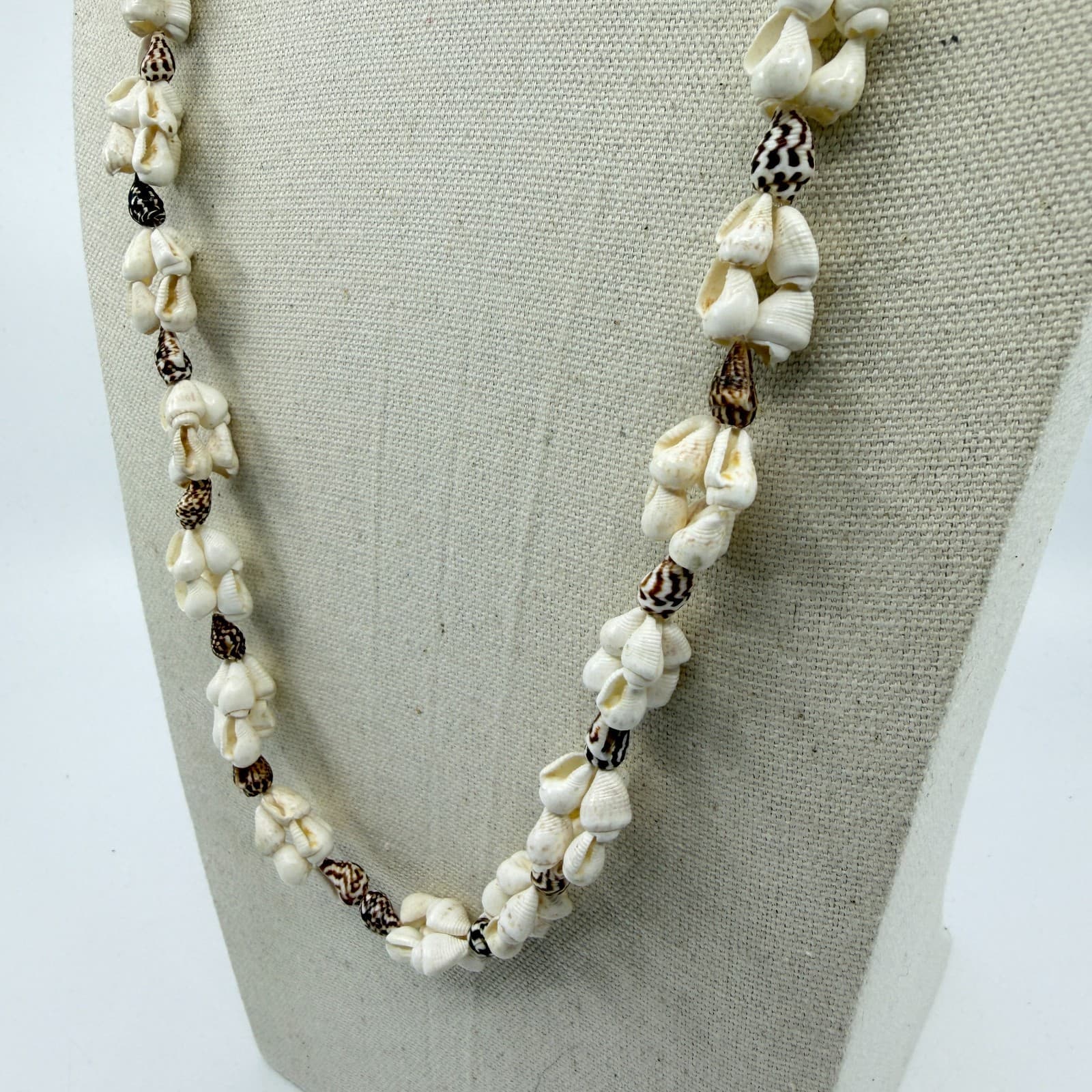 Authentic Sea Shell Beaded Necklace Beach Boho Festival Surfer Style Statement - Thumbnail 7
