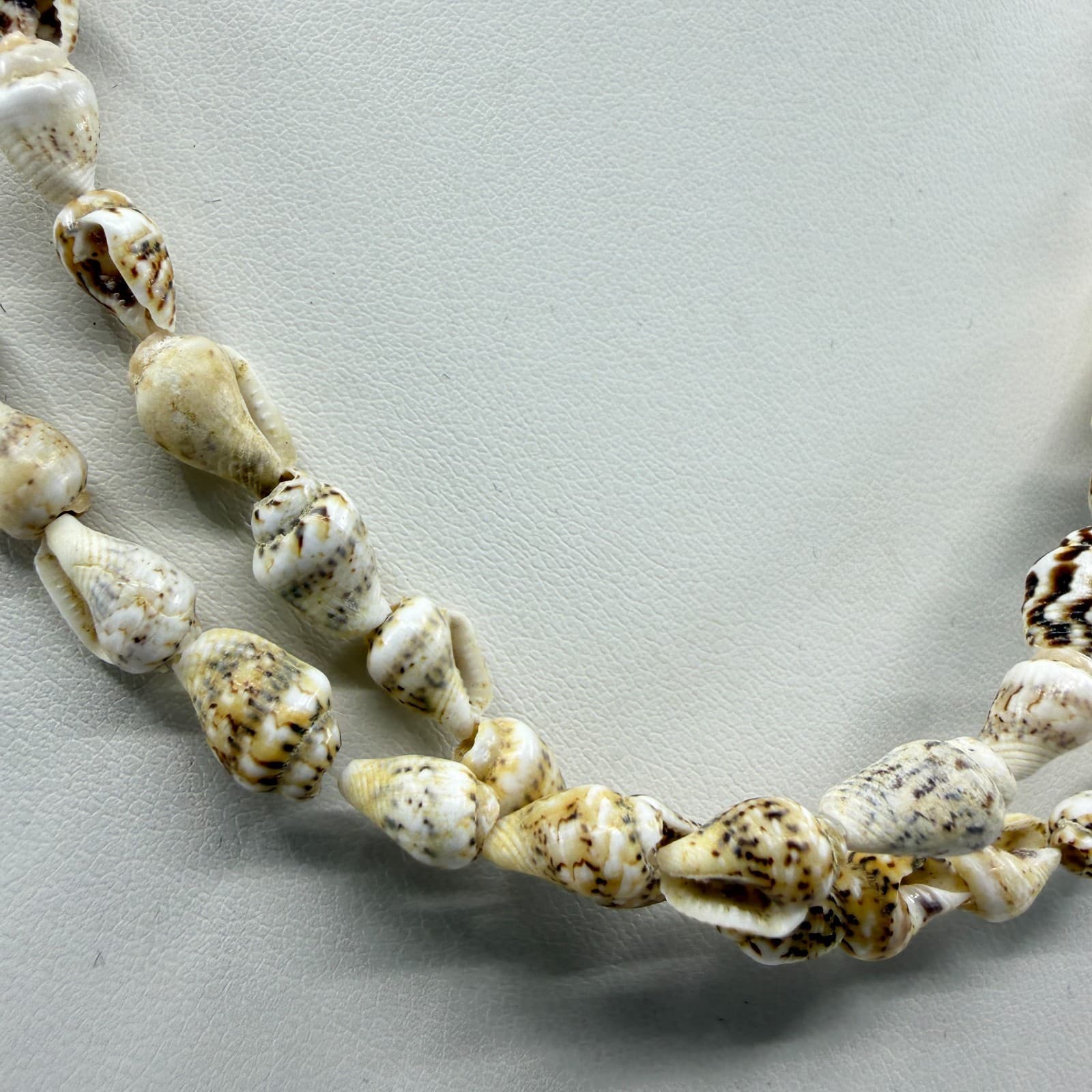 Natural Shell Layered Necklace Bohemian Beachy Statement Jewelry Gift for Her - Thumbnail 4
